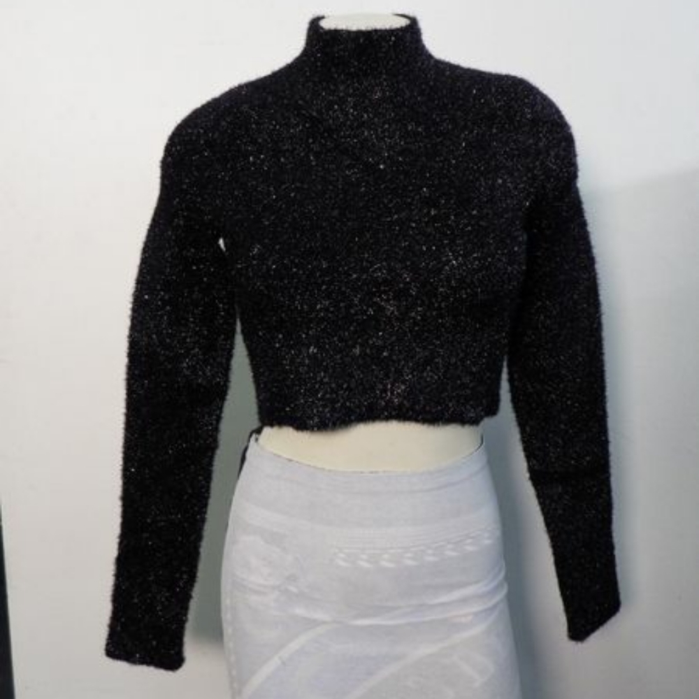 Versus Versace Donna lurex crew neck Sweater